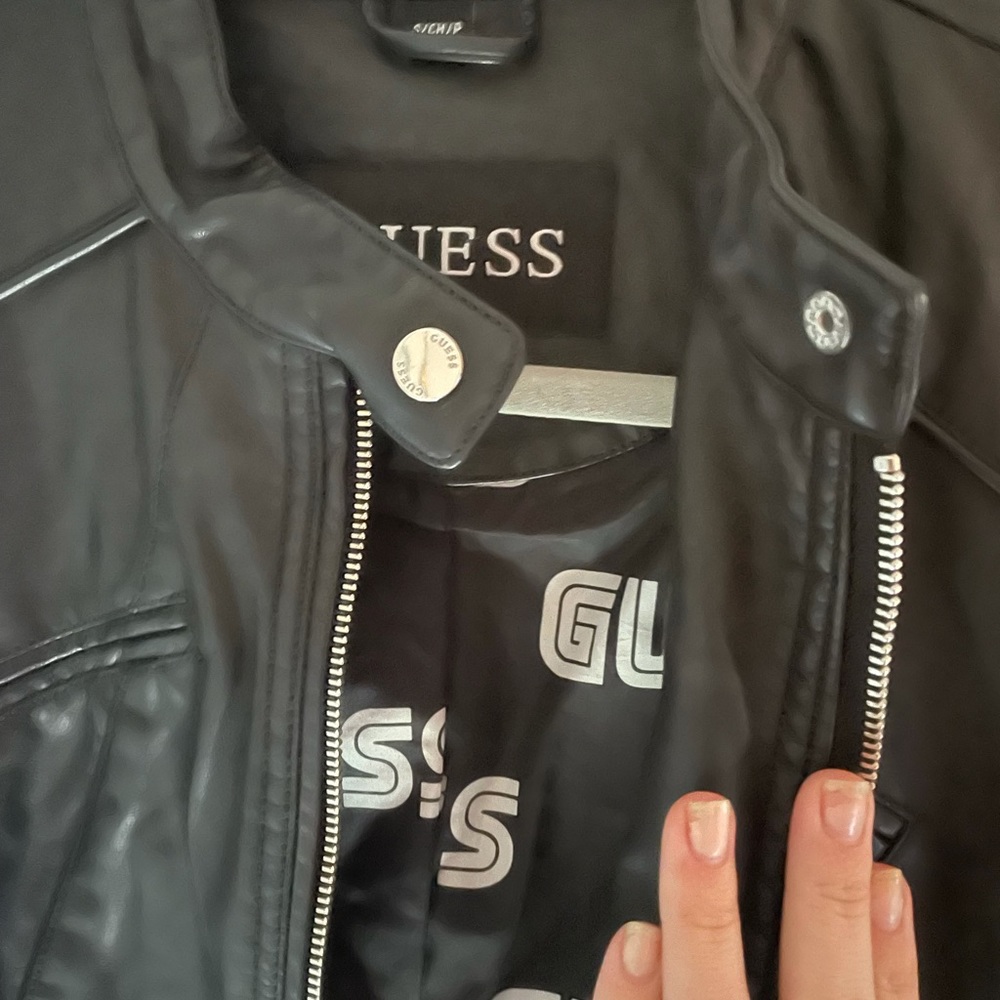 Guess leather jacket